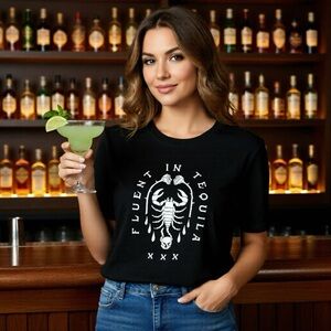 Bella Canvas - Fluent in tequila graphic tee